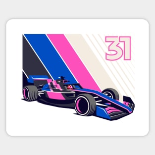 Formula Race Car 31 Sticker